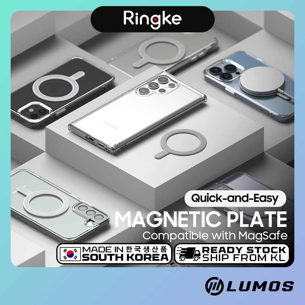 RINGKE MAGNETIC PLATE for any Smartphone Compatible with Magsafe