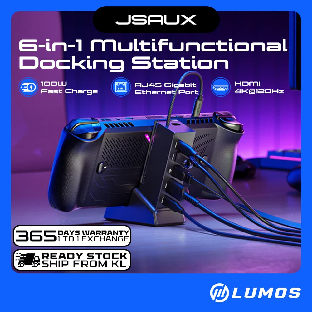 JSAUX HB0609 6-in-1 Multifunction Adapter