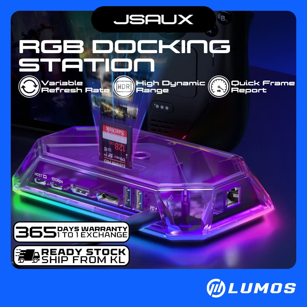 JSAUX HB1201S PURPLE 12-Port Docking Station
