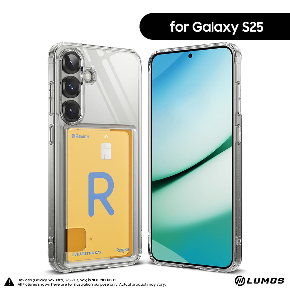 Ringke FUSION CARD Case for Samsung Galaxy S25/ S25 Plus/ S25 Ultra – S25 Clear
