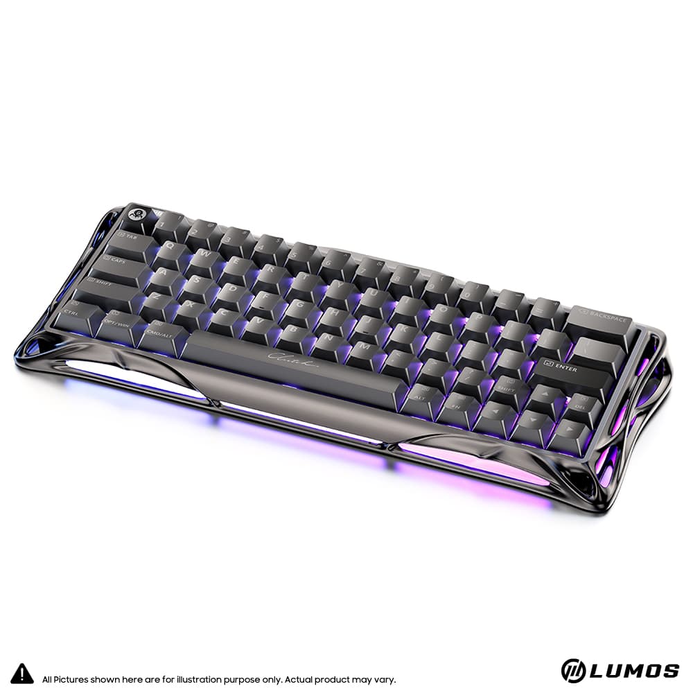 Gravastar Mercury V60 Pro 60% Gaming Hall Effect UFO Magnetic Switch Gaming Keyboard Gun Metal – Gun Metal