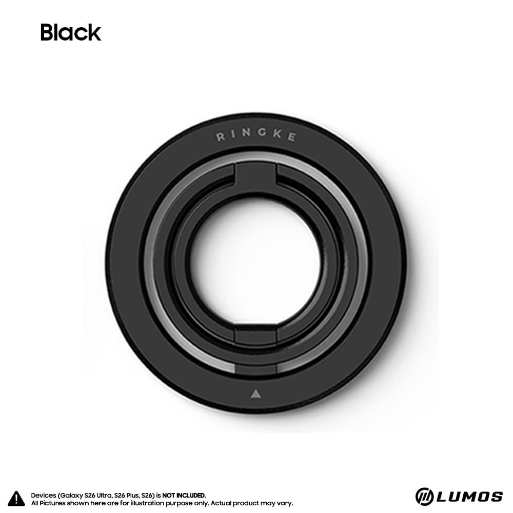 Ringke Dual Magnetic Smart Ring 3-Fold Kickstand Super Slim Design Thickness 4.2mm – Black