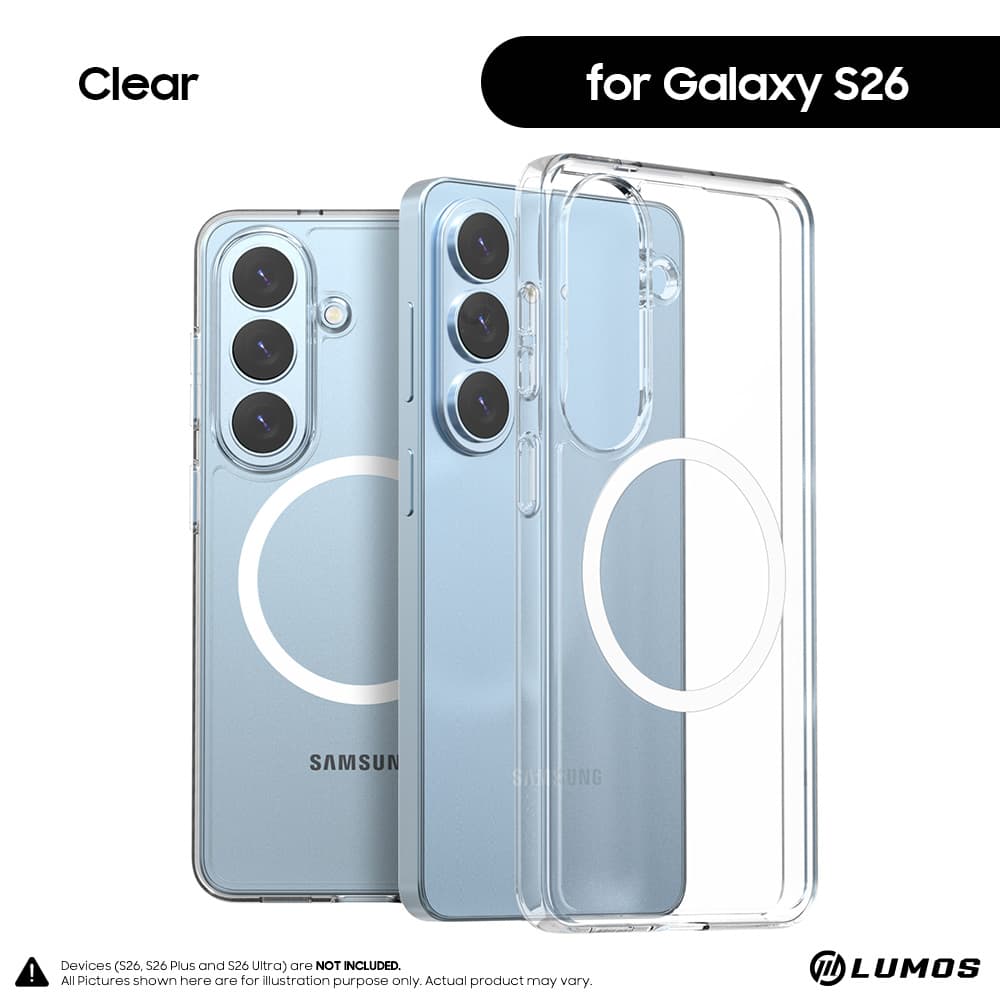 Araree Duple M Series for Samsung Galaxy S26 Series Magnetic Transparent Full Protective Case – S26 Clear