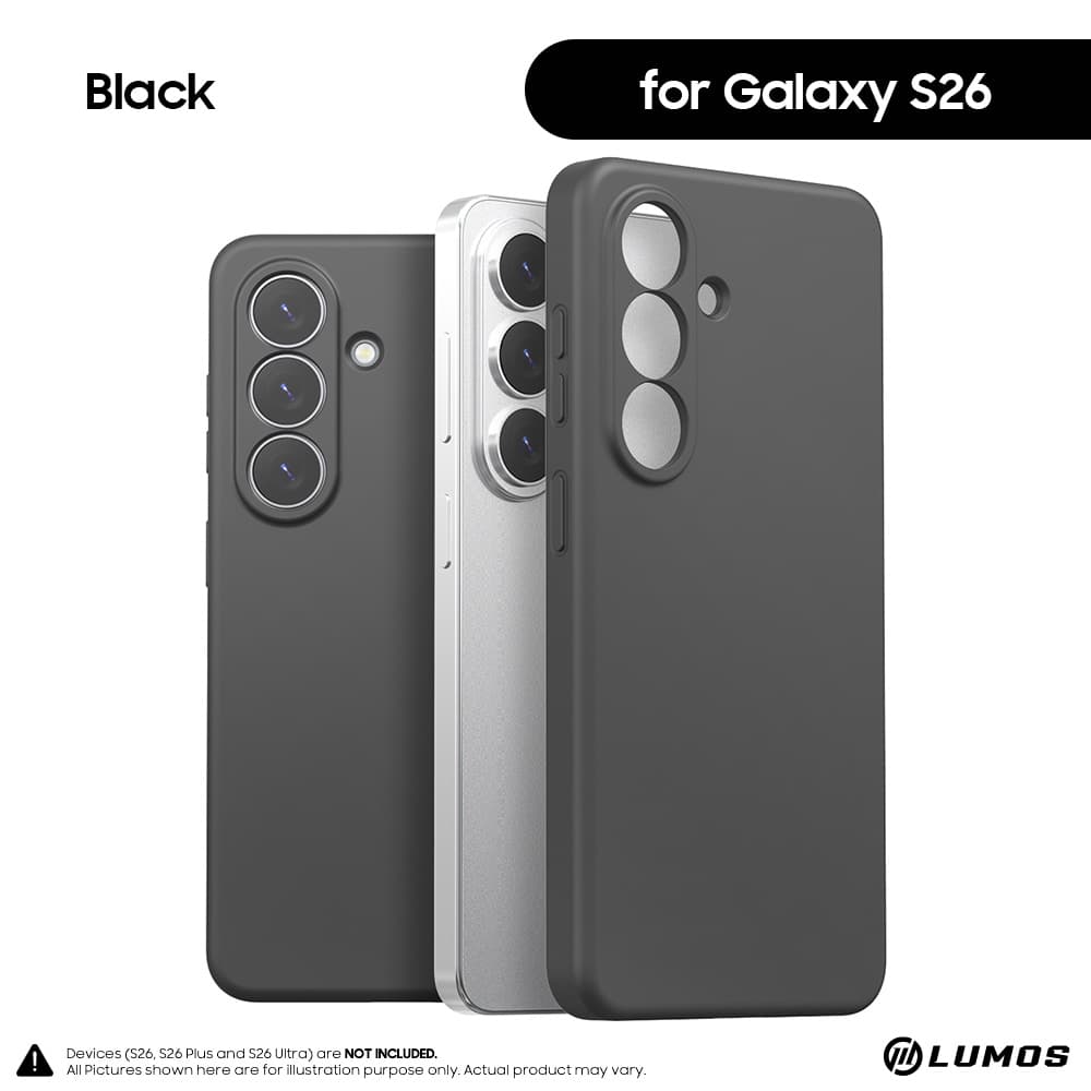 Araree Samsung Galaxy S26 / S26 Plus / S26 Ultra Typo Skin M-Smooth Touch Protective Phone Case – S26 Black