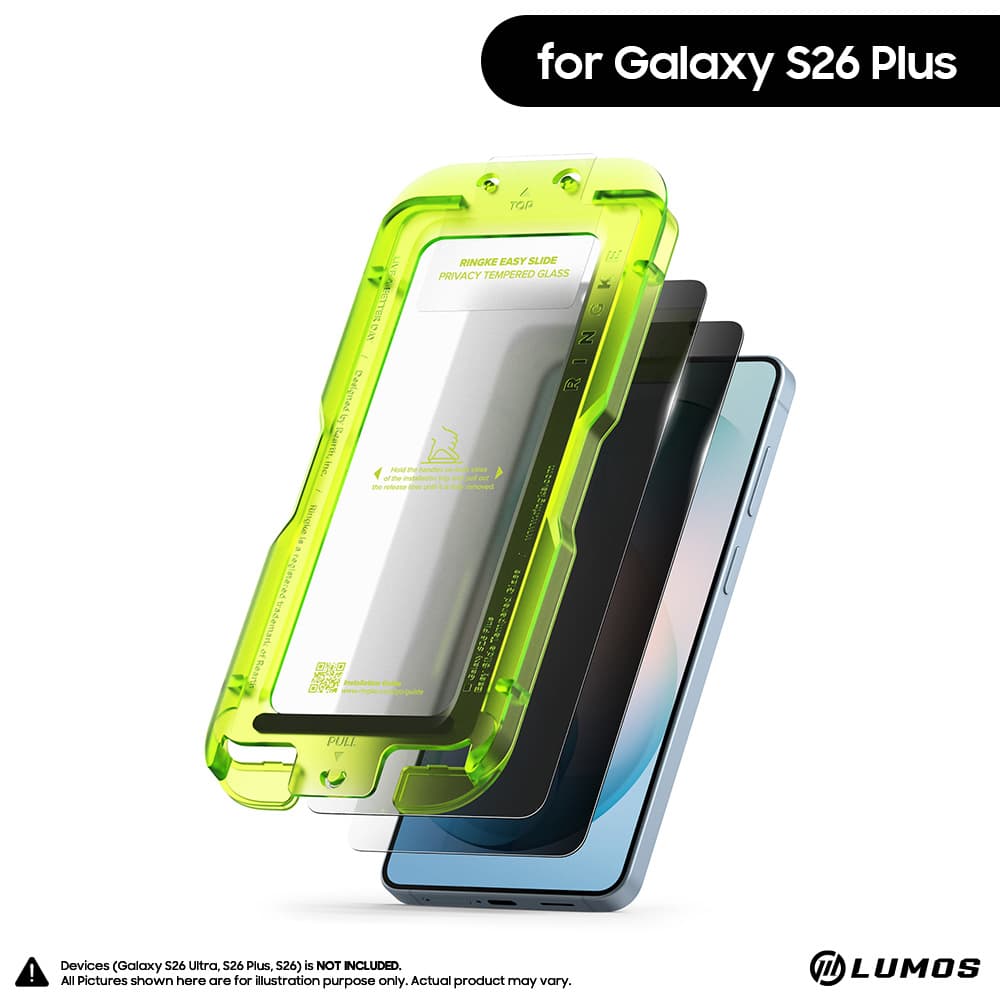 Ringke Easy Slide Privacy Tempered Glass 2 pack for Samsung Galaxy S26 / S26 Plus / S26 Ultra – S26 Plus Privacy