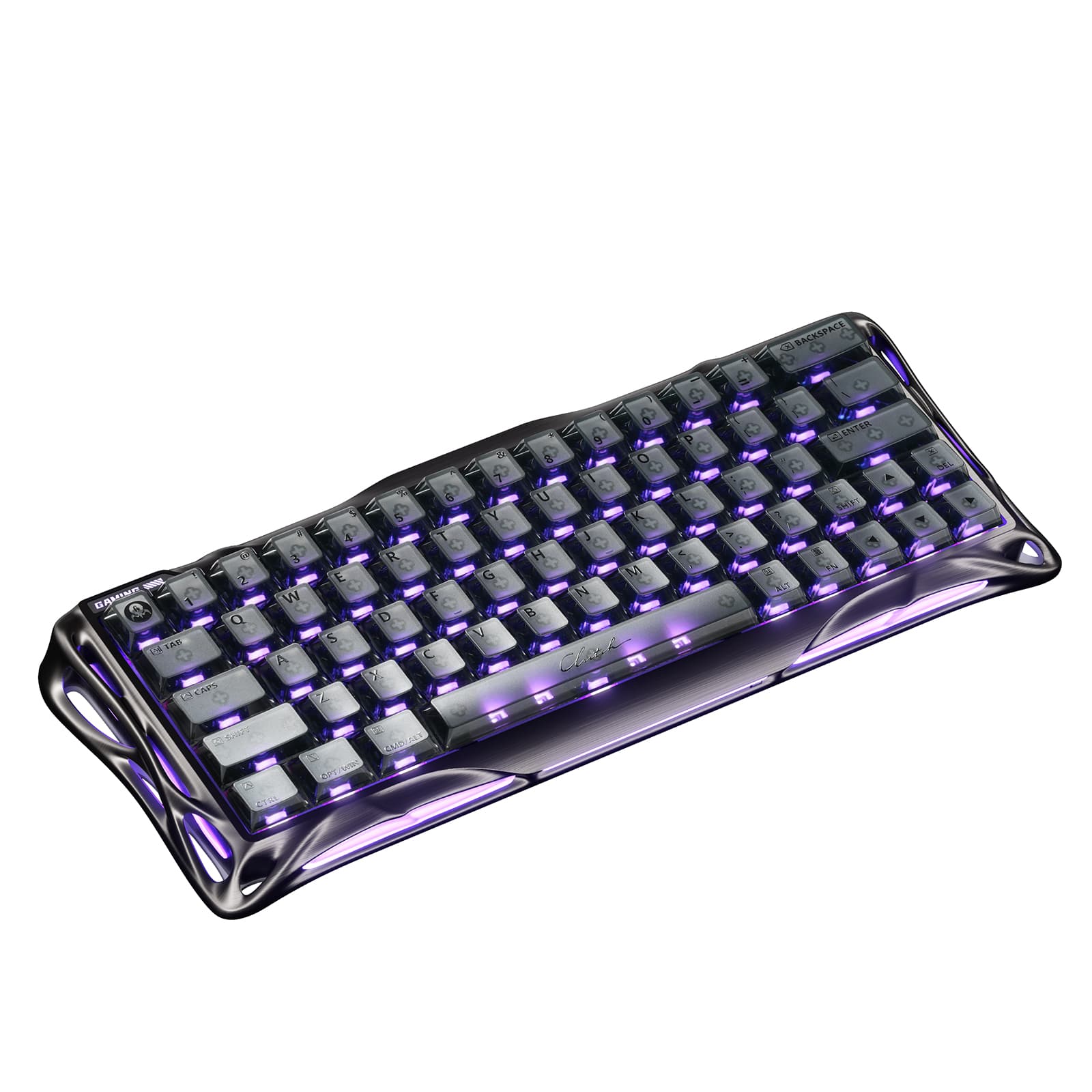 Gravastar V60 Pro 60% Hall Effect Magnetic Switch Gaming Keyboard – Gunmetal Smok – Gunmetal Smok