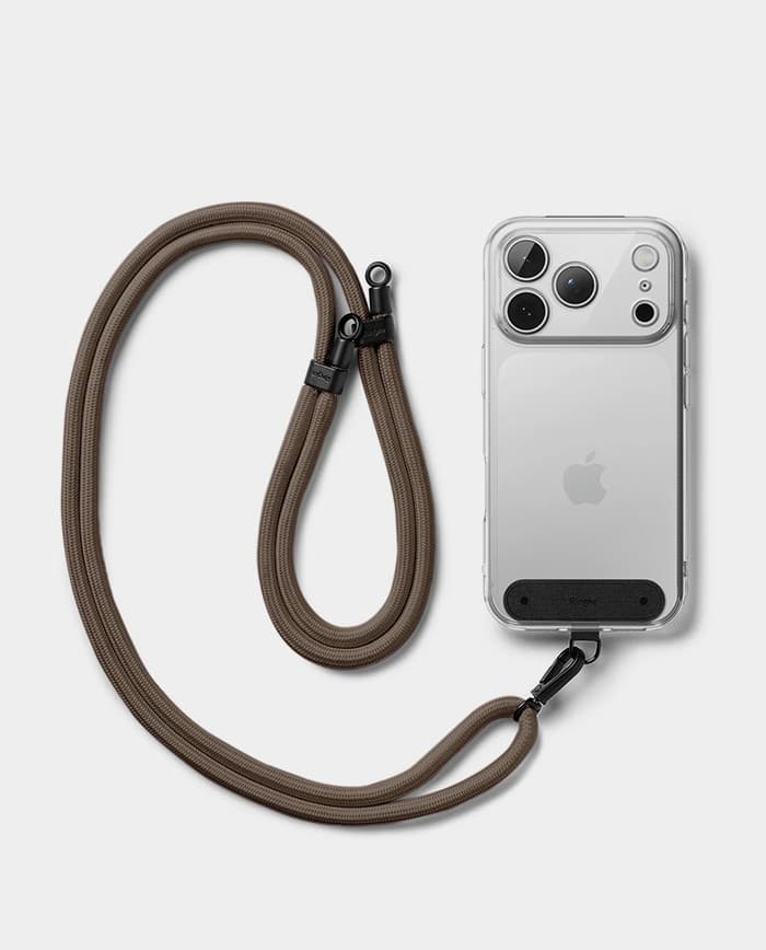 Ringke HOLDER LINK STRAP with Smart Device Universal Phone Lanyard Go Hands Free Length Adjustable
