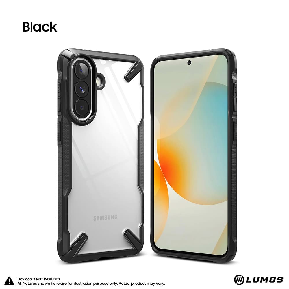 Ringke FUSION X Series for Samsung Galaxy A57 Series Protective Stylish Phone Case & Casing – Black