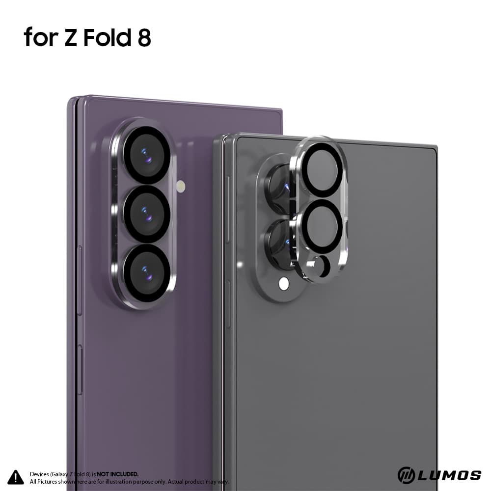Araree Samsung Galaxy Z Fold 8 Core CM Camera Tempered Glass Lens Protector Full Coverage Protection Camera Lens – Galaxy Z Fold 8