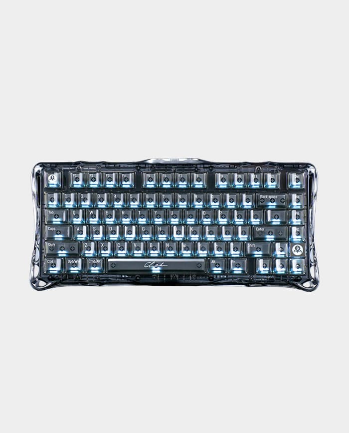 GravaStar Mercury V75 Lite 75% Hall Effect Magnetic Switch Gaming Keyboard Onyx Crystal