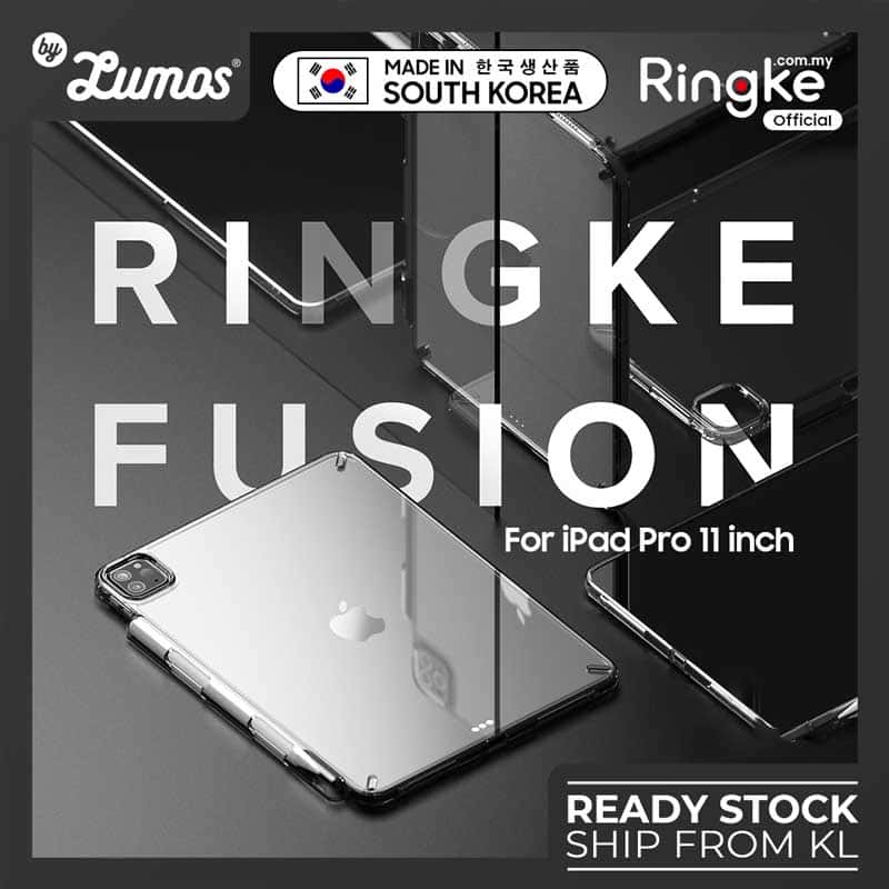 Ringke FUSION Series Case for Apple I Pad Pro 11′′ 11 inch 2020 2021 Full Cover Protective Tablet Case
