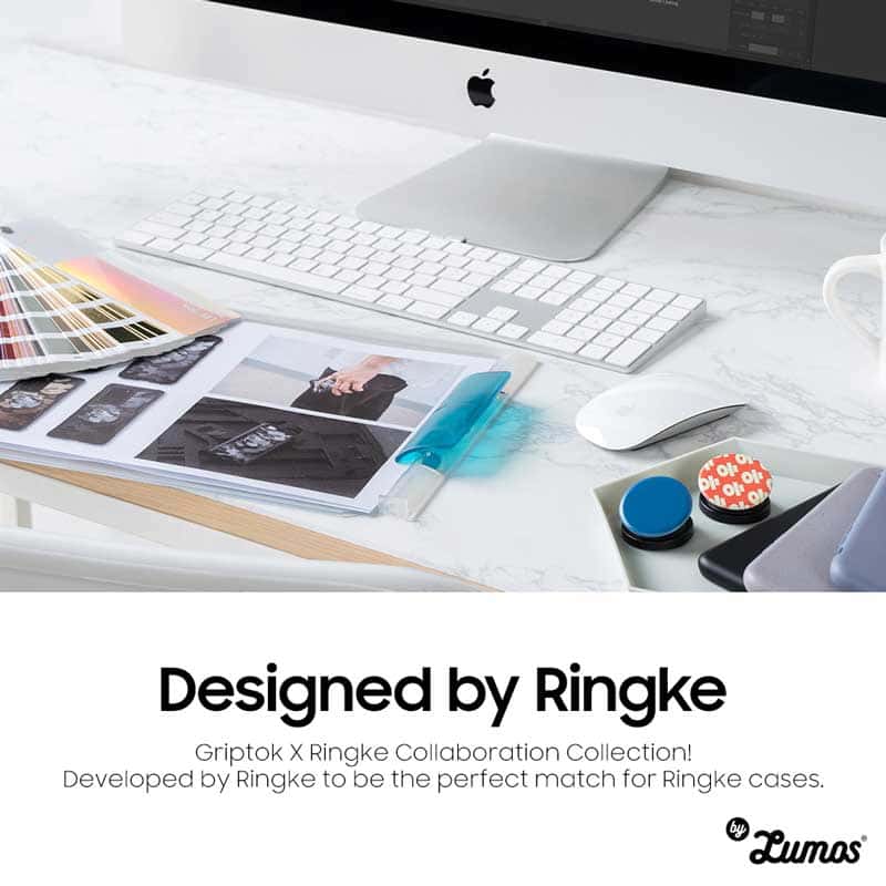 RINGKE X GRIPTOK for Smart Devices Handed grip car mount compatible
