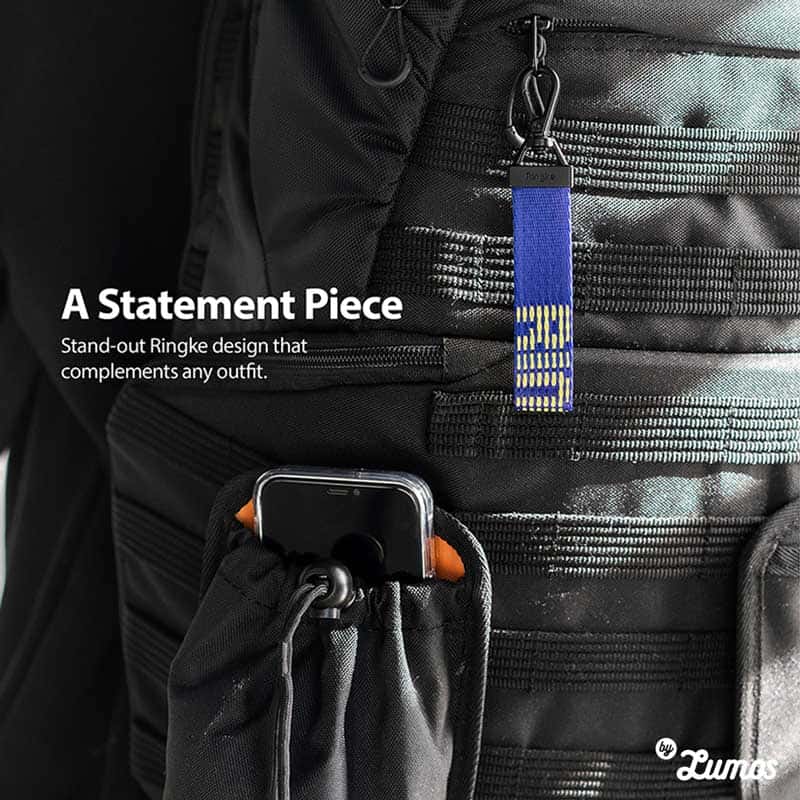 RINGKE KEY RING HOLDER STRAP COMPATIBLE with Earbuds, Keys, Cameras & ID Quik Catch Lanyard Adjustable String
