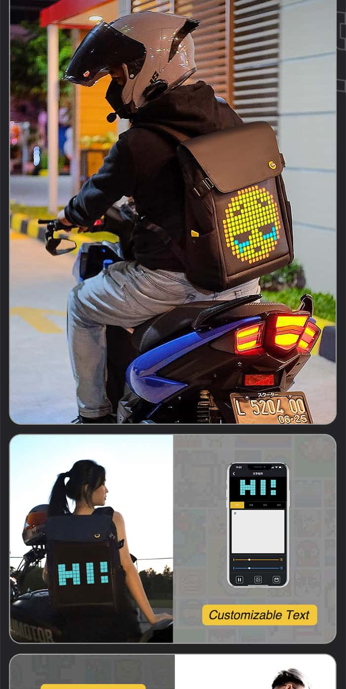 DIVOOM PIXOO BACKPACK-M Pixel Bagpack