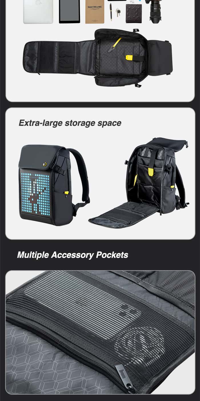 DIVOOM PIXOO BACKPACK-M Pixel Bagpack
