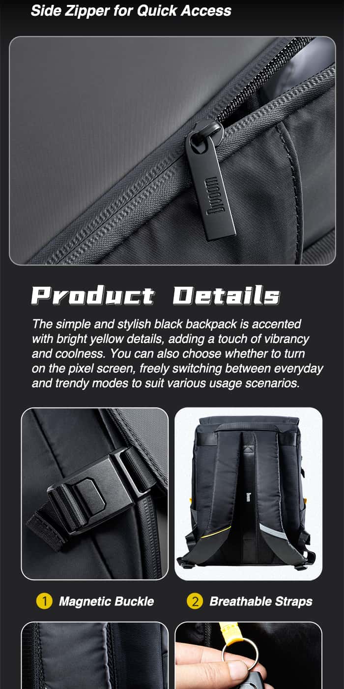 DIVOOM PIXOO BACKPACK-M Pixel Bagpack