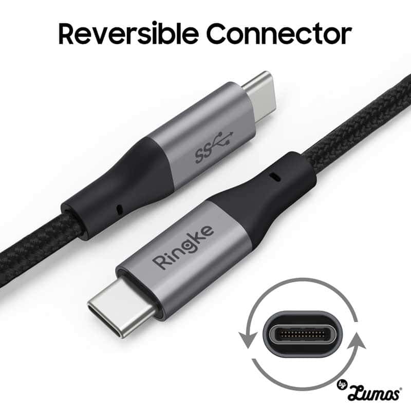 RINGKE USB TYPE C TO C CHARGING CABLE Fast Charging 1.2M Length Up To 4x Faster