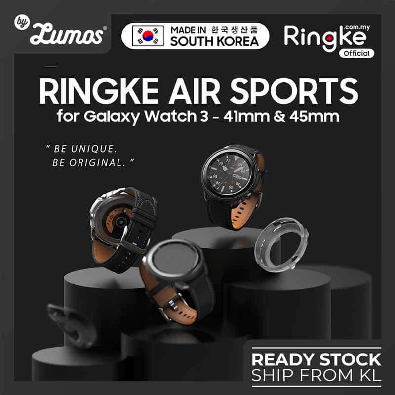 RINGKE AIR SPORTS WATCH SERIES for Samsung Galaxy Watch 3 β 41mm & 45mm Protective Casing Cover