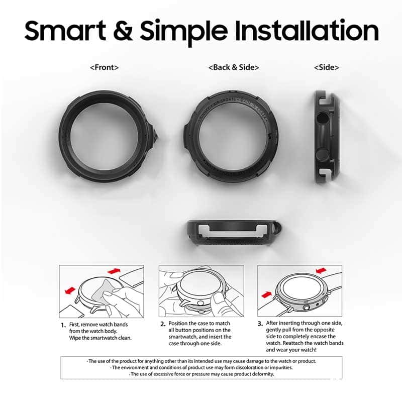 RINGKE AIR SPORTS WATCH SERIES for Samsung Galaxy Watch 3 β 41mm & 45mm Protective Casing Cover