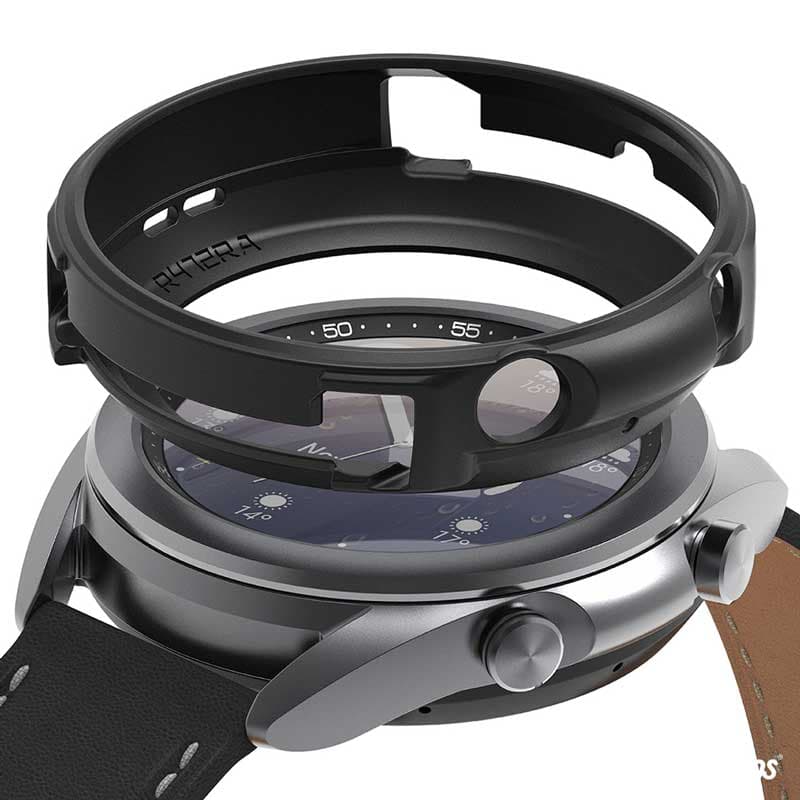 RINGKE AIR SPORTS WATCH SERIES for Samsung Galaxy Watch 3 β 41mm & 45mm Protective Casing Cover β Black / galaxy watch 3 41mm