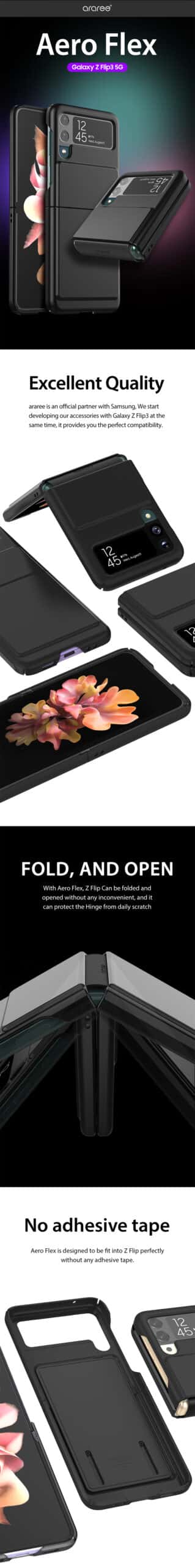 Araree Aero Flex Samsung Galaxy Z Flip 3 Protective Phone Case