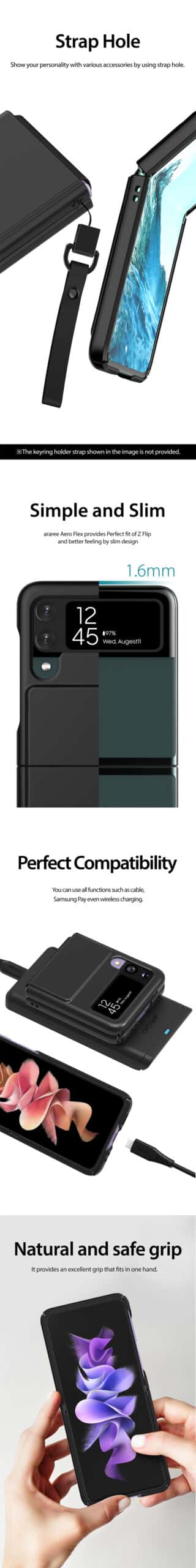 Araree Aero Flex Samsung Galaxy Z Flip 3 Protective Phone Case