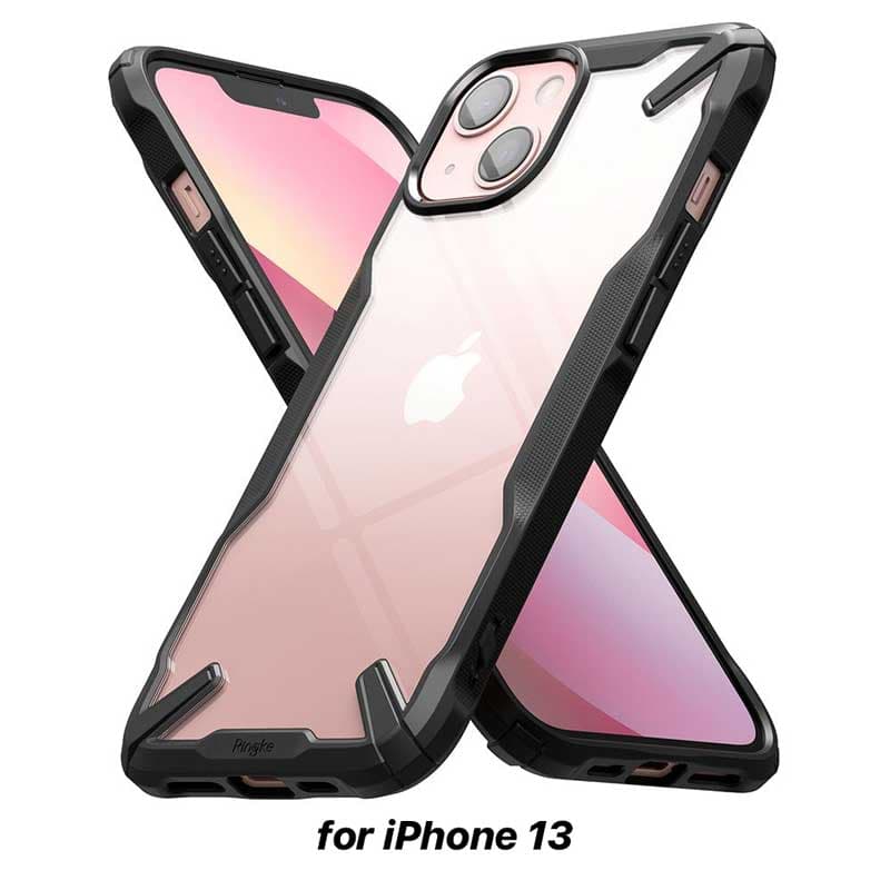 Ringke FUSION X Series For Apple iPhone 13 / 13 Mini / 13 Pro / 13 Pro Max Protective Phone Case – Black / iphone 13