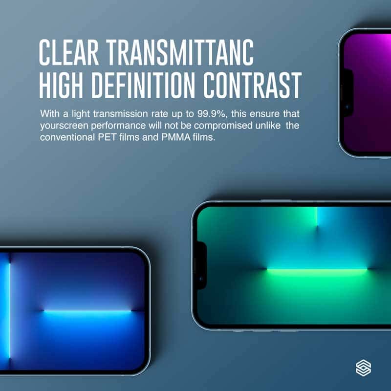 SIEGE GLASTIMATE APPLE iPhone 13 PRO MAX 2.5D FULL COVERAGE PROTECT HD ( CLEAR ) PREMIUM TEMPERED GLASS SCREEN PROTECTOR