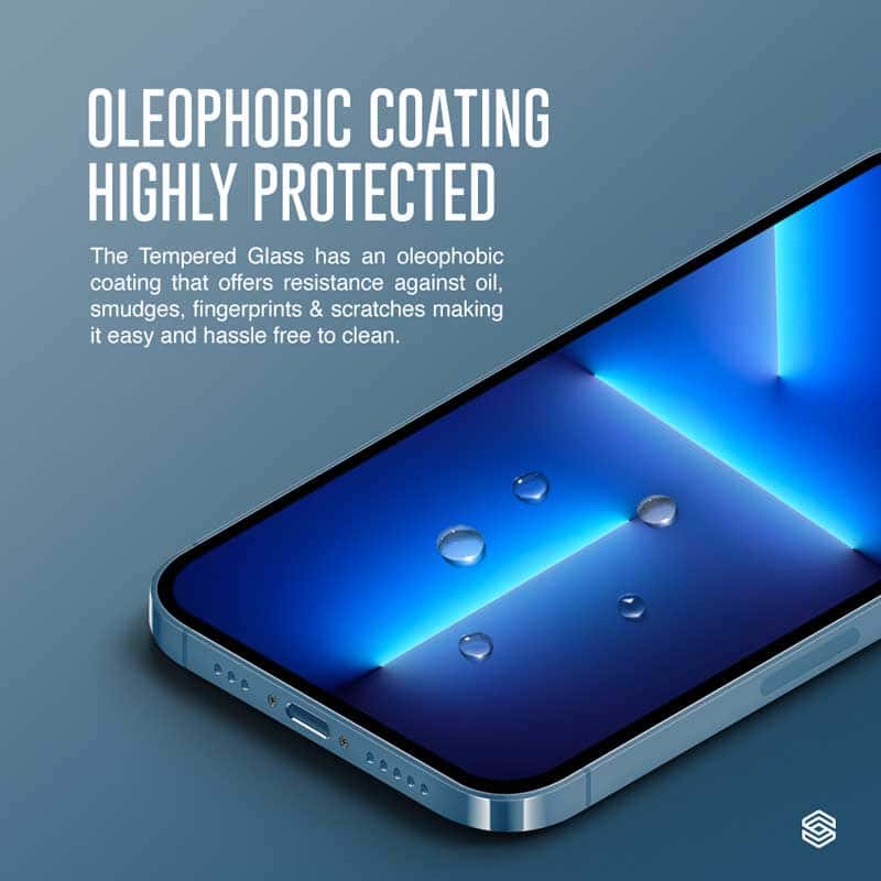 SIEGE GLASTIMATE APPLE iPhone 13 PRO MAX 2.5D FULL COVERAGE PROTECT HD ( CLEAR ) PREMIUM TEMPERED GLASS SCREEN PROTECTOR