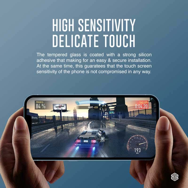 SIEGE GLASTIMATE APPLE iPhone 13 PRO MAX 2.5D FULL COVERAGE PROTECT HD ( CLEAR ) PREMIUM TEMPERED GLASS SCREEN PROTECTOR