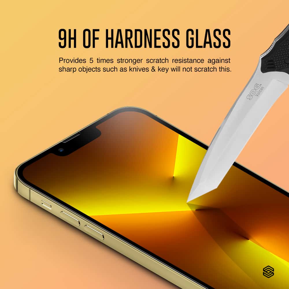 SIEGE GLASTIMATE APPLE iPhone 13 PRO MAX 2.5D ( ANTI-GLARE MATTE ) PREMIUM TEMPERED GLASS SCREEN PROTECTION