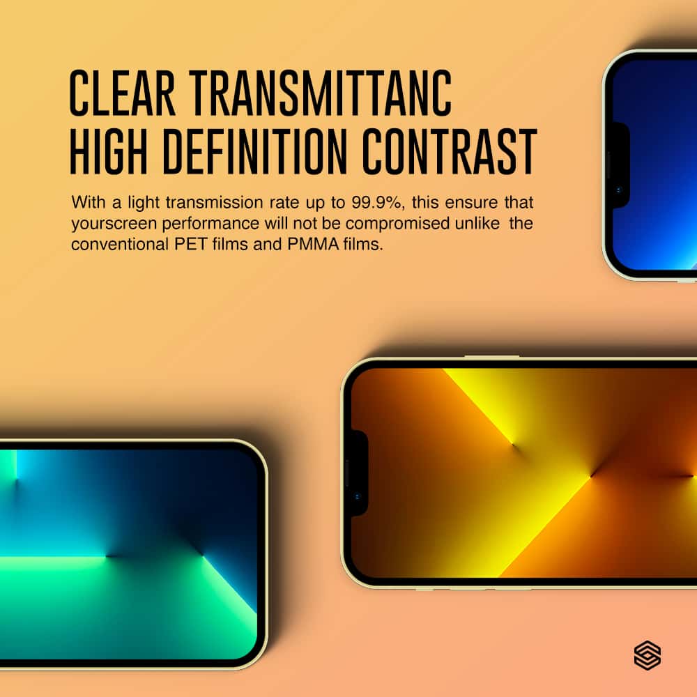 SIEGE GLASTIMATE APPLE iPhone 13 PRO MAX 2.5D ( ANTI-GLARE MATTE ) PREMIUM TEMPERED GLASS SCREEN PROTECTION