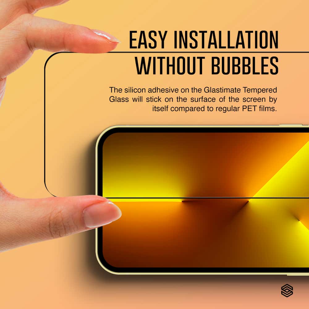 SIEGE GLASTIMATE APPLE iPhone 13 PRO MAX 2.5D ( ANTI-GLARE MATTE ) PREMIUM TEMPERED GLASS SCREEN PROTECTION
