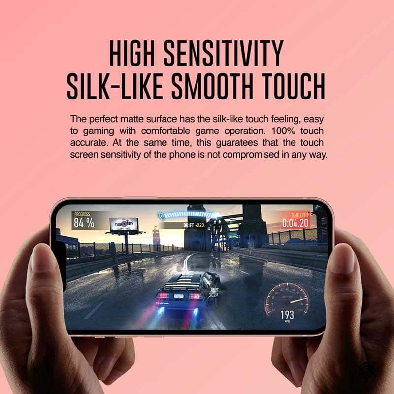 SIEGE GLASTIMATE APPLE iPhone 13 MINI 2.5D ( ANTI-GLARE MATTE ) PREMIUM TEMPERED GLASS SCREEN PROTECTION