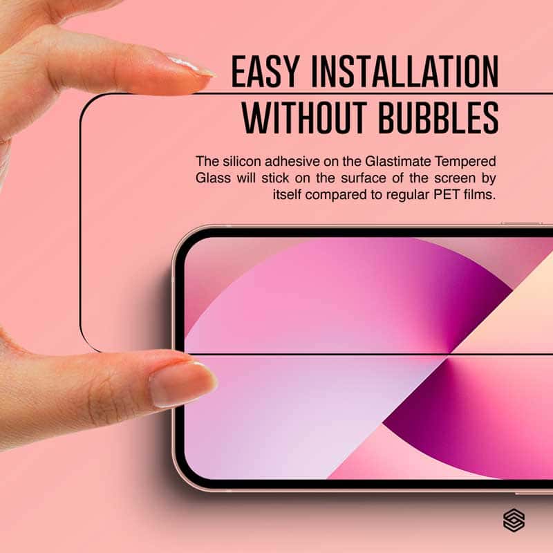 SIEGE GLASTIMATE APPLE iPhone 13 MINI 2.5D ( ANTI-GLARE MATTE ) PREMIUM TEMPERED GLASS SCREEN PROTECTION
