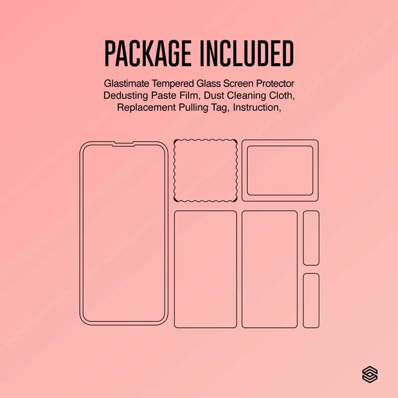 SIEGE GLASTIMATE APPLE iPhone 13 MINI 2.5D ( ANTI-GLARE MATTE ) PREMIUM TEMPERED GLASS SCREEN PROTECTION