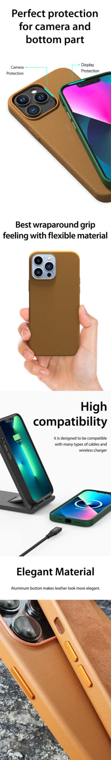 Araree PELLIS Apple iPhone 13 / 13 Mini / 13 Pro / 13 Pro Max Soft& Smooth Silicone Protective Phone Case