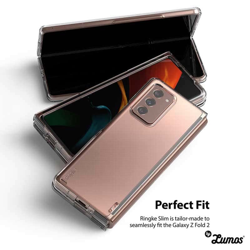 RINGKE SLIM SERIES Samsung Galaxy Z Fold 2 Simple Matte Black Protective Case