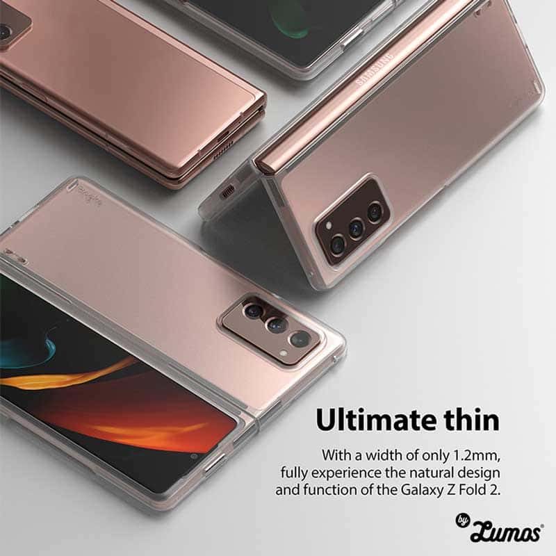 RINGKE SLIM SERIES Samsung Galaxy Z Fold 2 Simple Matte Black Protective Case