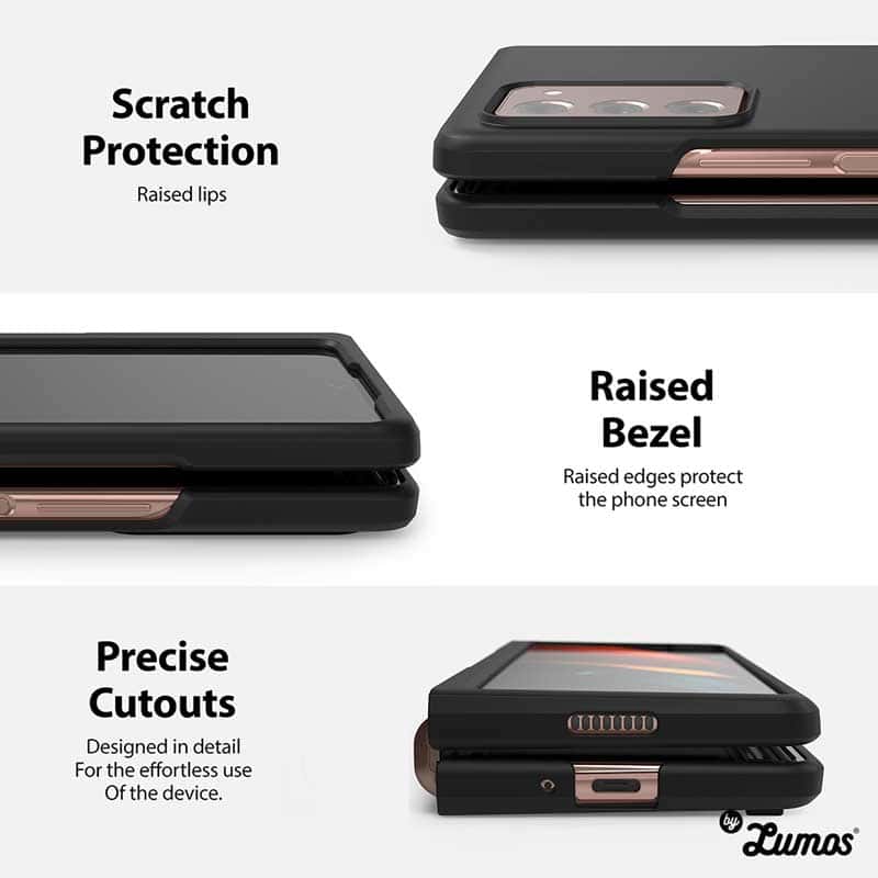RINGKE SLIM SERIES Samsung Galaxy Z Fold 2 Simple Matte Black Protective Case