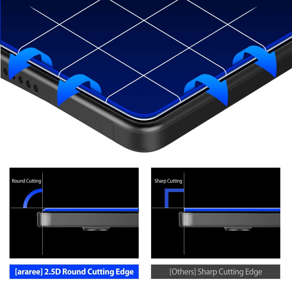 Araree Subcore Samsung Galaxy Tab A8 Tempered Glass