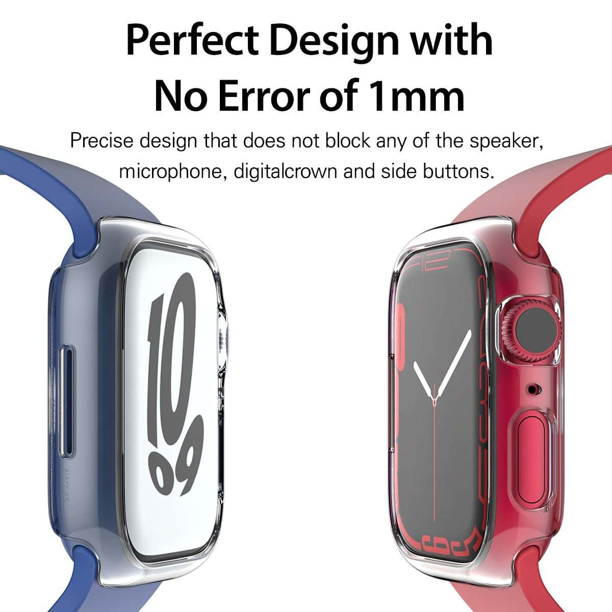 Araree Nukin Apple Watch Series 7, 8& 9 (41/ 45 mm)Slim Transparent Hard Case