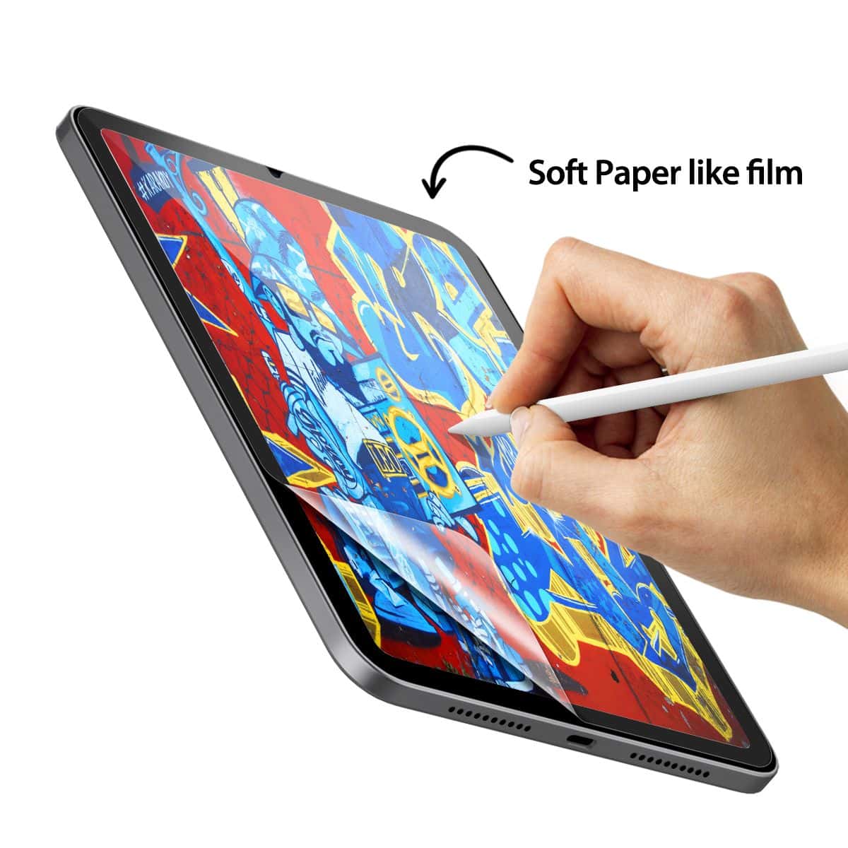 Araree Paper Like Film Apple iPad Mini 6th (8.3 inch) Premium Anti Glare Screen Protector made for Apple Pencil