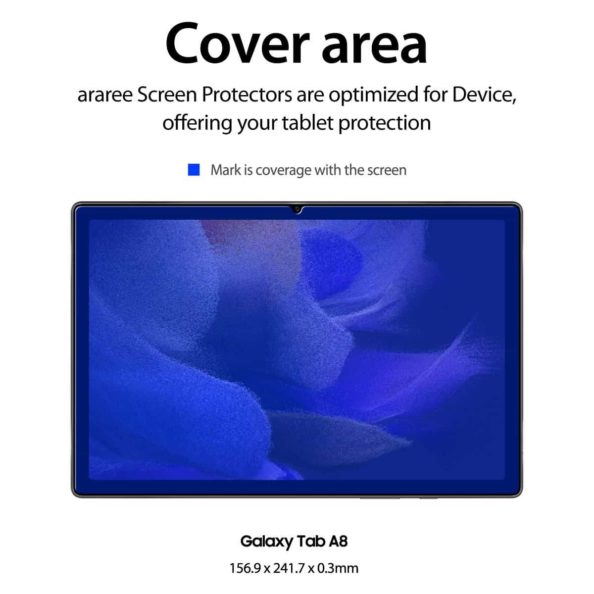 Araree Subcore Samsung Galaxy Tab A8 Tempered Glass