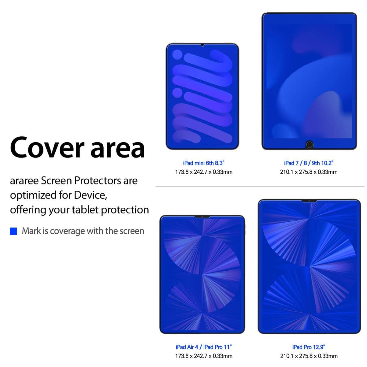 Araree Subcore Apple iPad Mini 6th 8.3 inch Tempered Glass