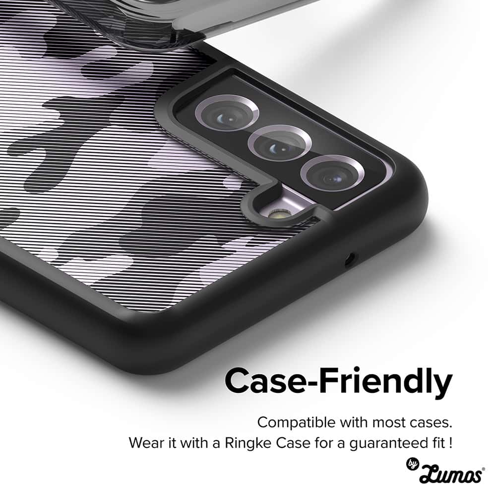 RINGKE CAMERA FULL COVER GLASS For Samsung Galaxy S21 Fe 5G Black Lens Protector 3pcs Pack