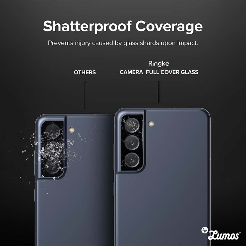 RINGKE CAMERA FULL COVER GLASS For Samsung Galaxy S21 Fe 5G Black Lens Protector 3pcs Pack