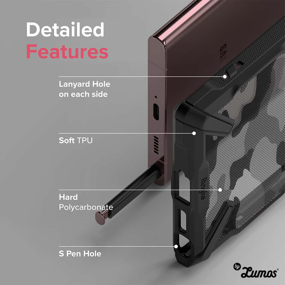 RINGKE FUSION X DESIGN SERIES For Samsung Galaxy S22 / S22 Plus / S22 Ultra Protective Phone Case