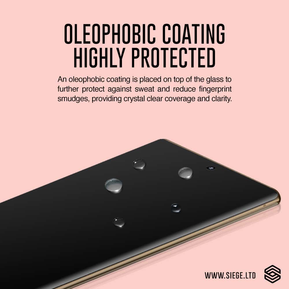 SIEGE GLASTIMATE Samsung Galaxy S21 FE Full Coverage Protection Tempered Glass Screen Protector