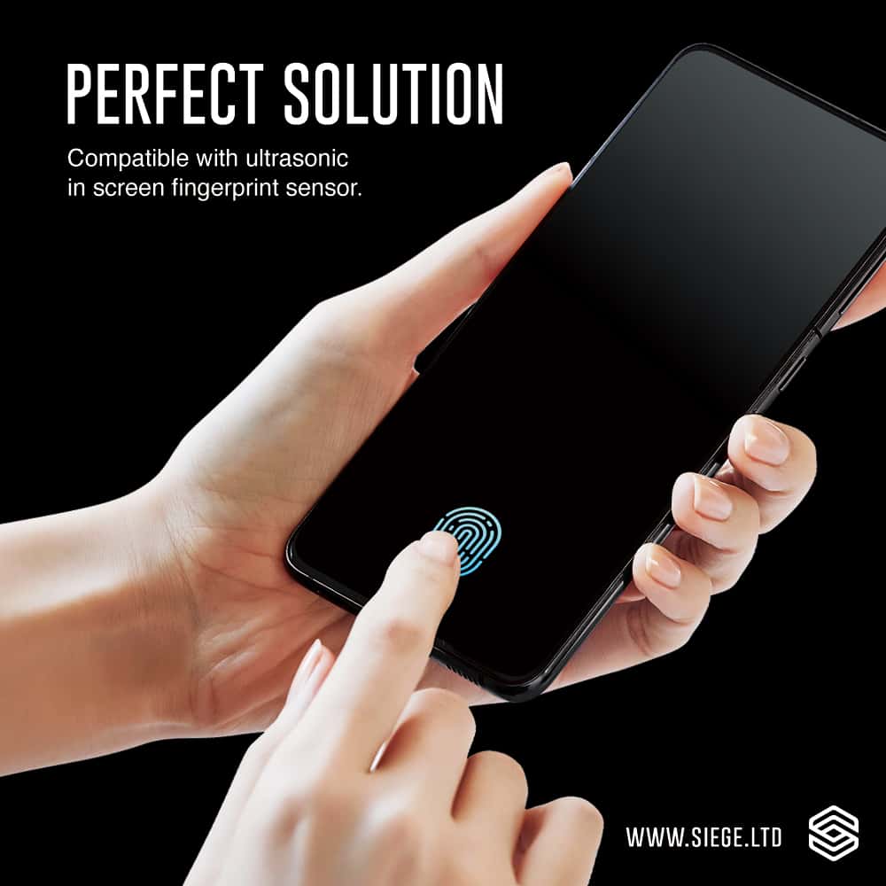 SIEGE GLASTIMATE Samsung Galaxy S22 Ultra UV Nano Glue 3D Full Coverage Protection Tempered Glass Screen Protector